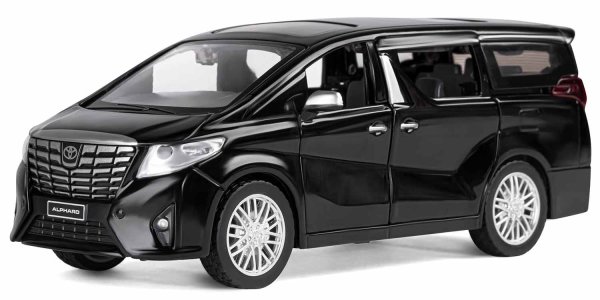 Автопанорама Машинка металлическая Toyota Alphard / цвет черный