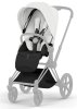 Коляска 2в1 CYBEX Priam Style Matt Black + спальный блок (Off White)
