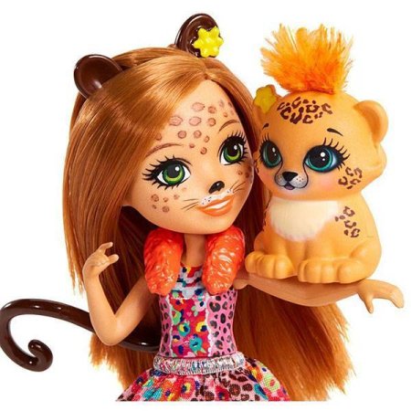 игрушка Enchantimals Игрушка кукла с любимой зверюшкой – Чериш Гепарди
