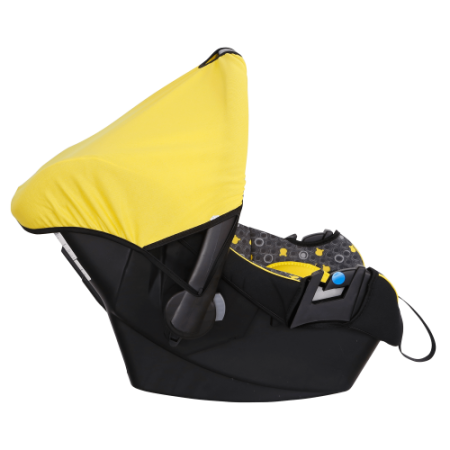 Siger Автолюлька детская Эгида Люкс, серия Disney baby/ цвет Винни Пух кружки желтые