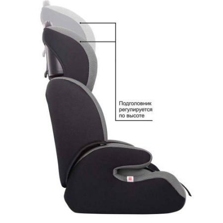 Siger Детское автокресло "Стар" / цвет серый / группа I/II/III / вес 9-36 кг / 1-12 лет
