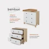 Rant Комод Bamboo, 3 ящика / Cloud White (белый)