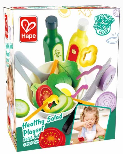 Hape Игровой набор "Овощной салат", 40 предметов