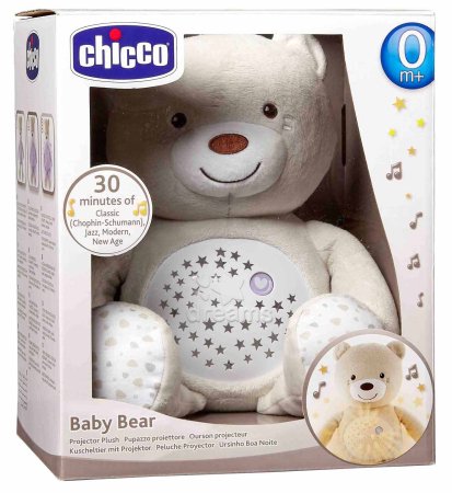 Chicco Игрушка Мишка музыкальный / цвет бежевый