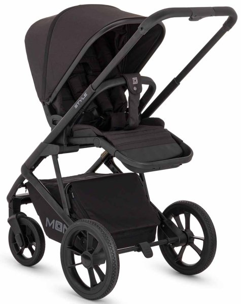 Moon Коляска 2 в 1 Style 2023 / цвет Black (черный)