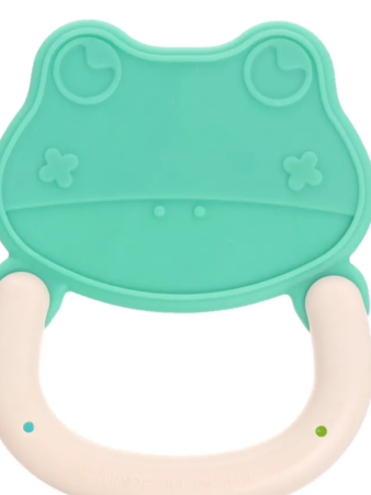 Крошка Я погремушка+прорезыватель Лягушка SL-06983A 10133676