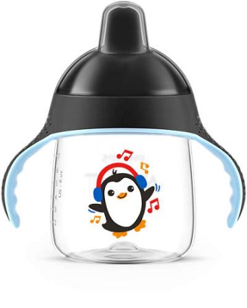 Avent Чашка поильник, 260 мл, с 1 года до 3 лет, черный, артикул: F753/SC03