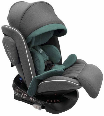 Sweet Baby Автокресло Fortuna 360 SPS Isofix (0-36 кг) / цвет Grey-Turquoise (серый-бирюзовый)