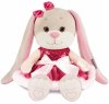 Maxitoys Мягкая игрушка Jack&Lin, Зайка Лин в платье с пайетками и мехом, 20 см