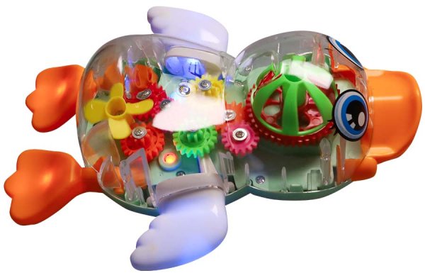 Рыжий кот Музыкальная игрушка "Утка"