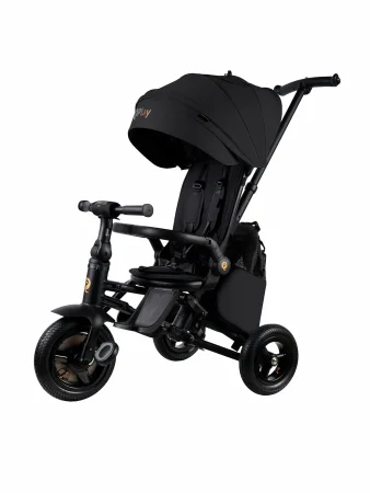 (м)Велос.трехкол.Qplay SPRINTER S MAX Black (Lux/Black) (black)