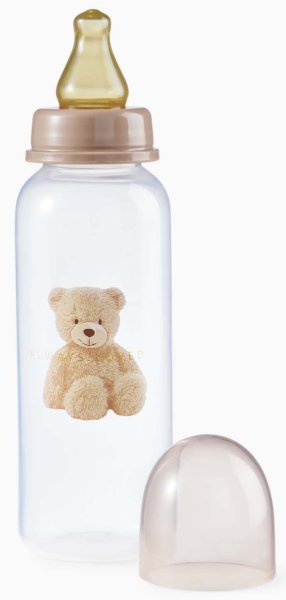 Happy Baby Бутылочка для кормления с латексной соской Teddy, 250 мл