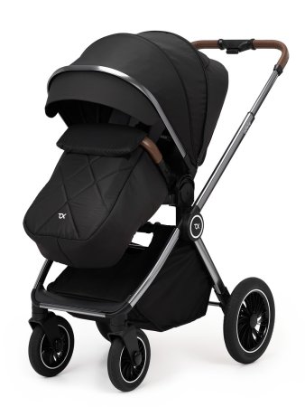 (Т) Коляска 3в1 Bambini Moretti  Adele  (Black)