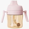 Heorshe Поильник-непроливайка Dental-Care, 210 мл / цвет розовый
