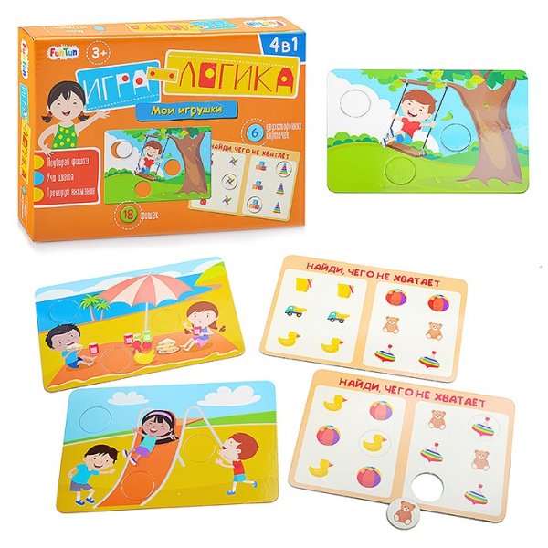 Ranok Настольная игра-логика Мои игрушки 4 в 1