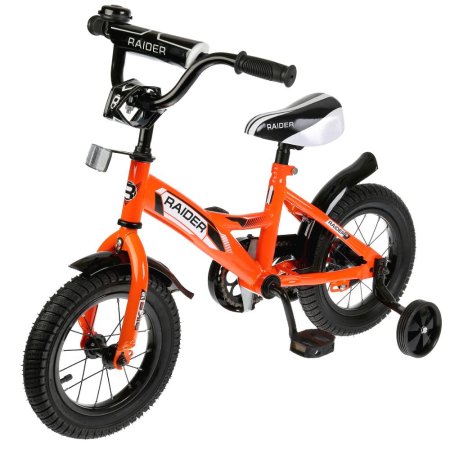 Raider 283725 Велосипед детский 12" / цвет оранжево-черный