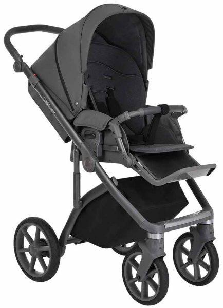 Roan Коляска 2 в 1 Bass Next / цвет Steel Grey-Grey (серый, серая ручка)