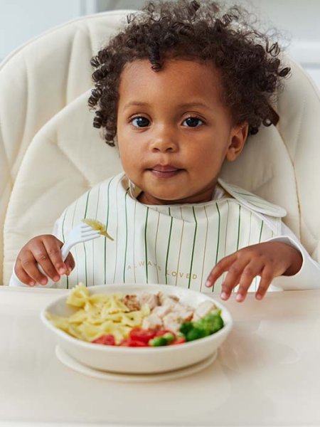Happy Baby Нагрудный фартук на липучке, 2 штуки stripes and lemon