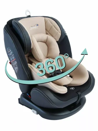 Amarobaby Автокресло детское ST-3 Isofix / цвет бежевый