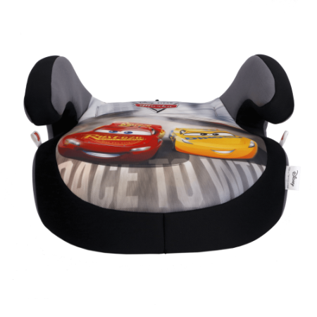 Siger Автокресло детское Бустер, серия Disney / цвет Тачки гонка серый
