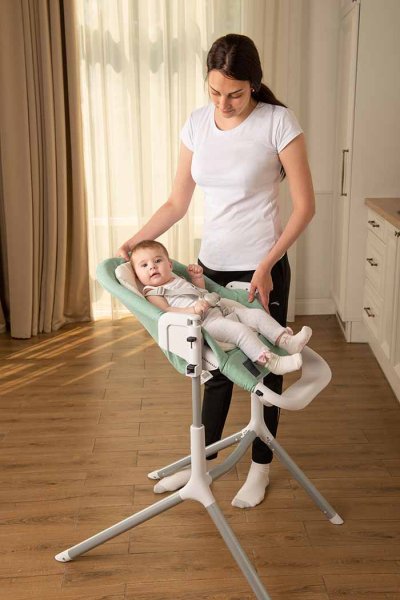Carrello Стульчик для кормления Indigo CRL-8402 / цвет Light Grey (серый)