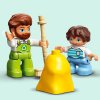 LEGO DUPLO Конструктор "Мусоровоз и контейнеры для раздельного сбора мусора"