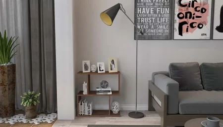 Polini Home Стеллаж фигурный Smart, 2 секции / цвет винтаж