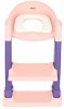 Pituso Сиденье для унитаза с лесенкой и ручками / цвет розовый