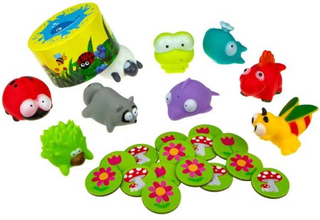 1Toy Настольная игра «Прятки-зверятки»