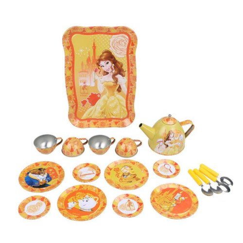 Набор чайной посуды Disney Принцесса "Белль" 19 предметов металлическая