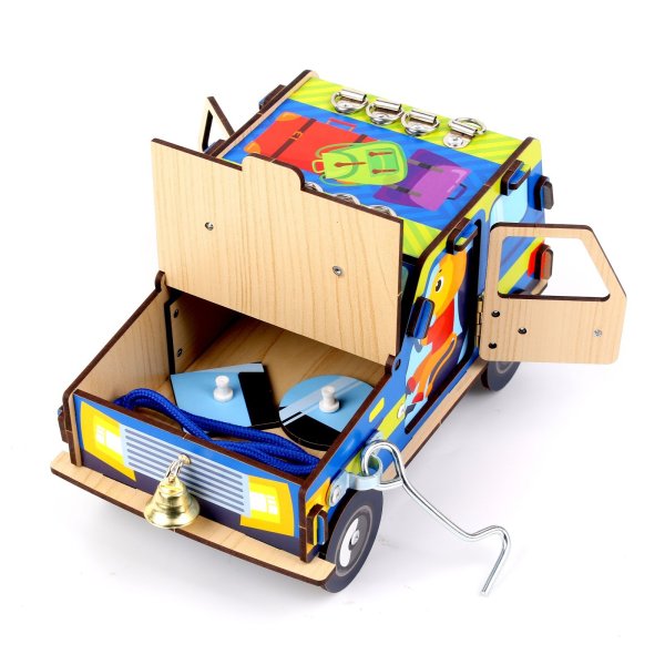 Лесная мастерская Бизиборд "Машинка" 7334345