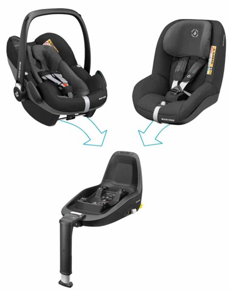 Maxi-Cosi Автокресло Pearl Smart (9-18 кг) / цвет Frequency Black (черный)