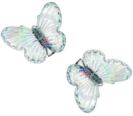 Lukky Fashion Набор заколок Бабочки Crystal