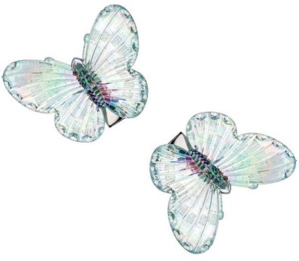 Lukky Fashion Набор заколок Бабочки Crystal