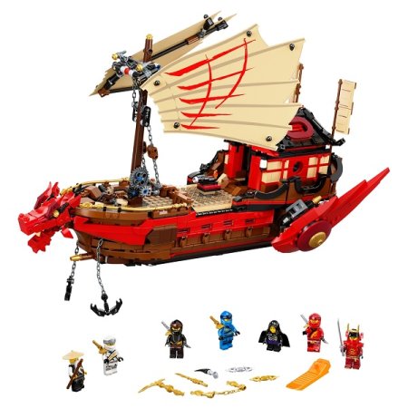 Lego ninjago конструктор лего  ниндзяго "летающий корабль мастера ву"  1781 деталь