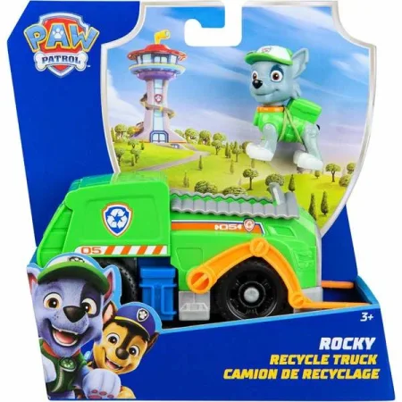 игрушка Щенячий патруль. Машинка с фигуркой Рокки, 15см. Paw Patrol