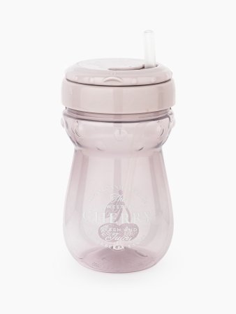 Happy Baby Поильник для кормления с трубочкой, 360 мл / цвет lilac