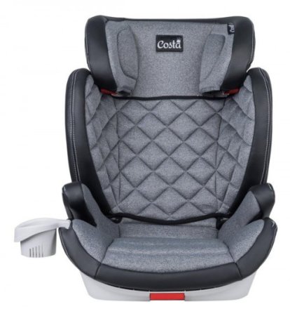 Farfello Автокресло детское YB802A от 15 до 36 кг, в возрасте от 3 до 12 лет/ цвет серо-черный