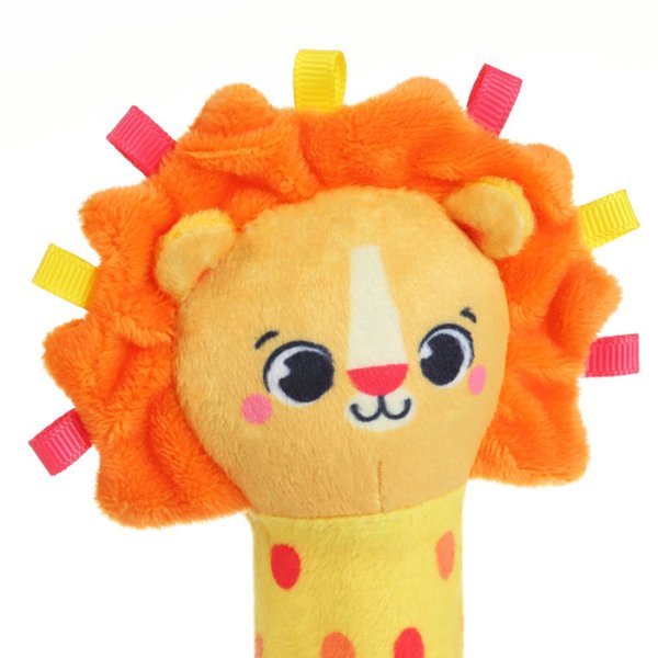 Крошка Я Игрушка-пищалка "Львенок", с погремушкой