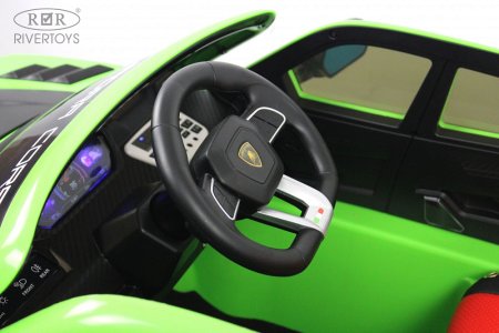*(н/м)E777EE Электромобиль Lamborghini Urus  (Зеленый)