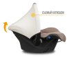 Zlatek Автокресло Colibri Lux (0-13 кг) / цвет светло-серый