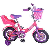 Сказочный Патруль 283824 Велосипед детский 12" / цвет розово-фиолетовый					