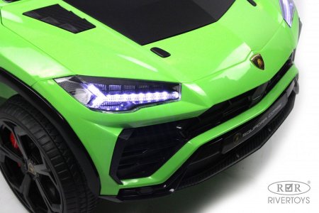 *(н/м)E777EE Электромобиль Lamborghini Urus  (Зеленый)