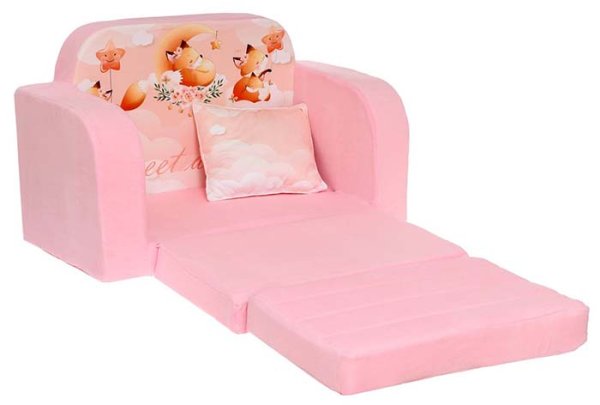 Zabiaka Мягкая игрушка-диван "Лисята", 3 сложения
