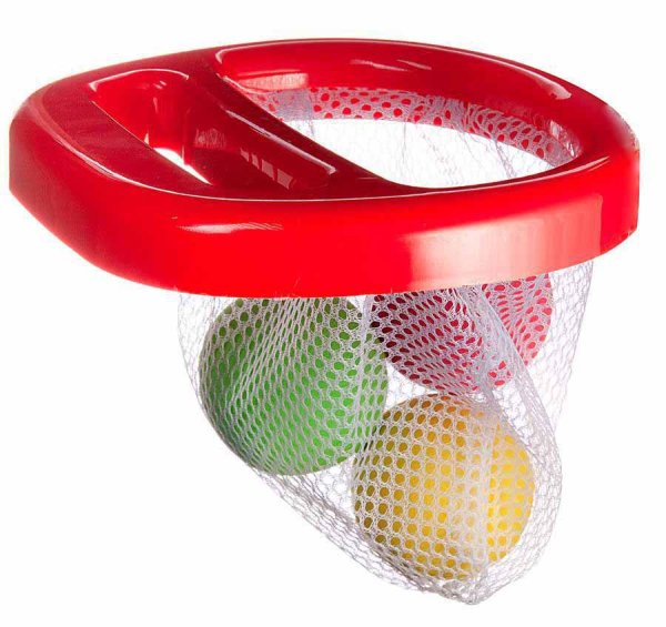 ABtoys Игрушка для ванны "Кораблик с корзиной", для водного баскетбола