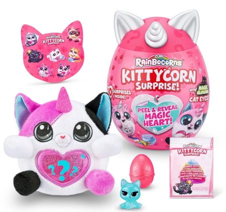 Zuru Игрушка-сюрприз в яйце Rainbocorns Kittycorn Surprise