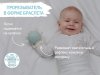 Roxi Kids Силиконовый прорезыватель на руку "Крабик" / цвет бледно-зеленый