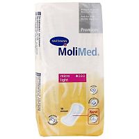 Хартманн Molimed Premium micro light прокладки урологические для женщин  №14