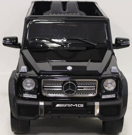 RiverToys Детский электромобиль Мercedes-Benz AMG G65 4WD / черный глянец