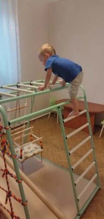 Вертикаль Детский спортивный комплекс Весёлый Малыш Maxi / цвет изумрудный